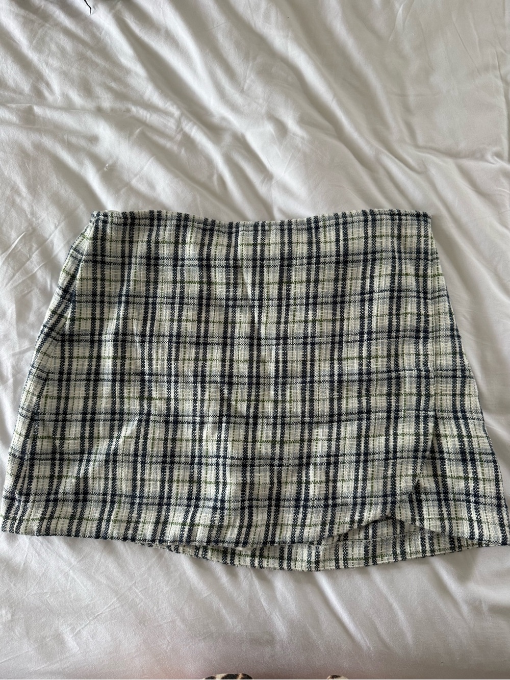 Abercrombie Plaid A-Line Mini Skirt